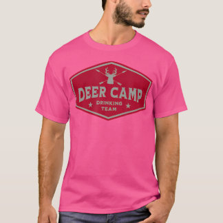 T-shirt Équipe de Boisson du camp de cerfs - Chasse amusan