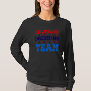 T-shirt Équipe de boisson du Delaware Fierté de l'État Bo