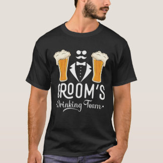 T-shirt Équipe de boisson du marié Mariage des garçons d'h