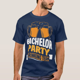 T-Shirt Équipe de Boisson Enterrement de Vie de Ga