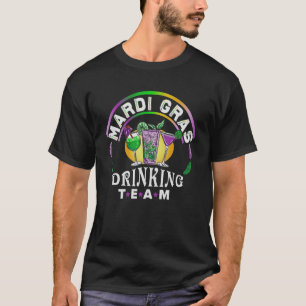 T-shirt Équipe de Boisson Mardi Gras Crawfish Carnival P