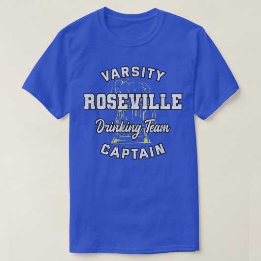 T-shirt Équipe de boisson Roseville Capitaine Minnesota Bi (Design devant)