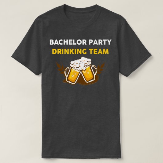 T-SHIRT ÉQUIPE DE BOISSONS DE LA FÊTE DE BACCALAURÉAT 15 (Design devant)