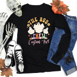 T-shirt Équipe de Boo personnalisée correspondant à l'ami<br><div class="desc">Revenez dans le temps avec notre longue manches Retro Personalized Boo Crew Matching Halloween Friend T-Shirt, un must-have pour tout groupe amateur d'Halloween. Ces chemises Halloween personnalisées sont conçues pour apporter une ambiance vintage à vos célébrations éffrayantes, avec chaque chemise personnalisée avec les noms de votre groupe. Parfaites pour les...</div>