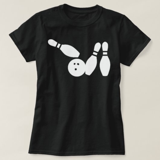 T-shirt Équipe de bowling (Design devant)