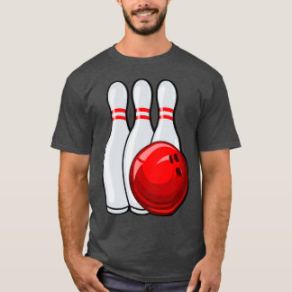 T-shirt Équipe de bowling de bowling et de bowling à éping
