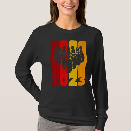 T-shirt Équipe de bowling et de bowling de bowling 2023 Au (Devant)
