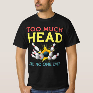 T-shirt Équipe De Bowling Fun Hommes Femmes A Dit Personne