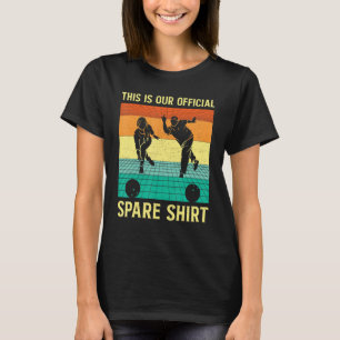 T-shirt Équipe de bowling Groupe de bowling Boule Quille R