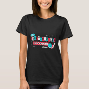 T-shirt Équipe de bowling Lucky Strikes - Rétro Hommes Fem