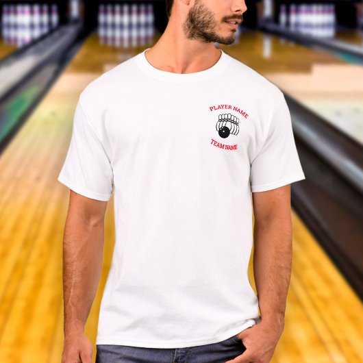 T-shirt Équipe de bowling personnalisée
