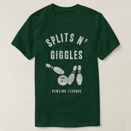 T-shirt Équipe de Bowling Splings N Giggles Matching Leagu (Design devant)