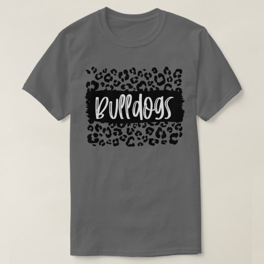 T-shirt Équipe de Bulldog (Design devant)