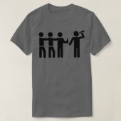 T-shirt Équipe de buveurs (Design devant)