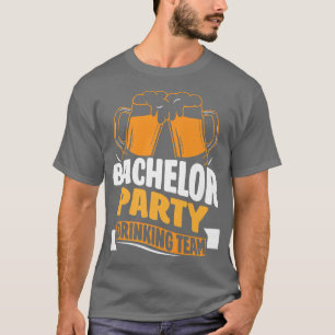 T-shirt Équipe de buveurs de l'enterrement de vie de garço