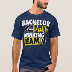 T-shirt Équipe de buveurs de mariés pour enterrement de vi