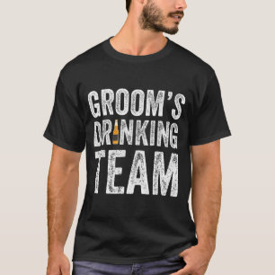 T-shirt Équipe de buveurs drôles du marié, garçons d'honne