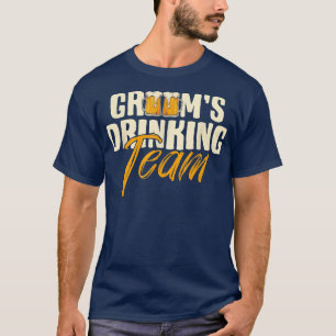 T-shirt Équipe de buveurs du marié enterrement de vie de g