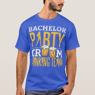 T-shirt Équipe de buveurs du marié JGA hommes enterrement 