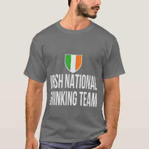 T-shirt Équipe de buveurs nationale irlandaise Bière de fi