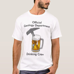 T-shirt Équipe de buveurs officielle du département de géo