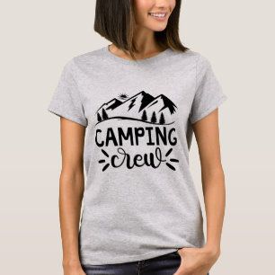 T-shirt Équipe de camping