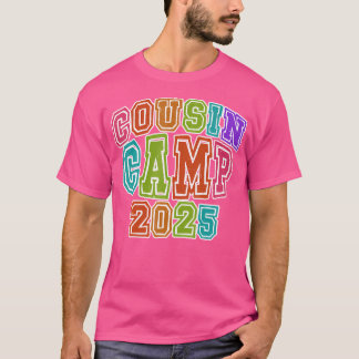 T-shirt Équipe de camping Cousin 2025 Pause printemps Voya