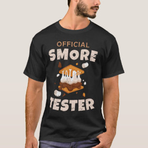 T-shirt Équipe de camping Marshmallows S' testeur officiel