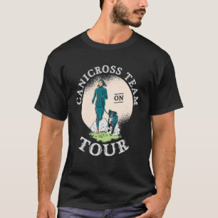 T-shirt Équipe De Canicross Sur Tour Chien Courir Sport Jo