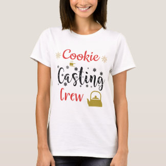 T-shirt Équipe de casting de cuisines Joyeux Noël Arbre de