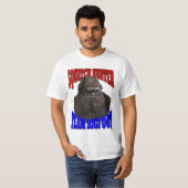 T-shirt Équipe de chasseurs de squatch Bigfoot (Devant entier)