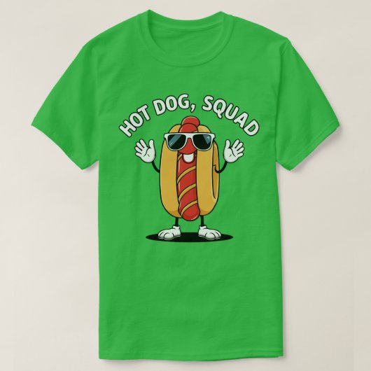 T-shirt Équipe de chiens chauds 1 (Design devant)