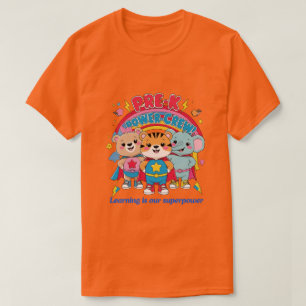 T-shirt Équipe de choc de pré-maternelle – Petits mais pui