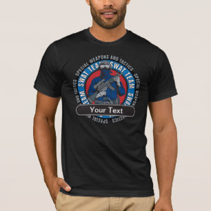 T-shirt Équipe de choc faite sur commande