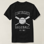 T-shirt Équipe de Cincinnati de baseball (Design devant)