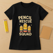 T-shirt Équipe de classe mignonne; Enseignant de l'équipe 
