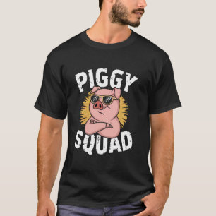 T-shirt Équipe de cochons drôles éleveur de porcs ferme po