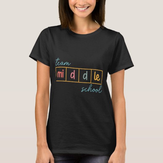 T-shirt Équipe de collège équipe professeur de collège (Devant)