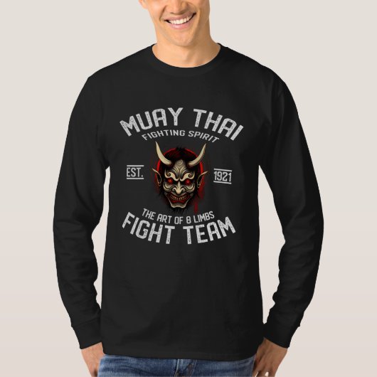 T-shirt Équipe de combat Muay Thai Oni Warrior 5 (Devant)