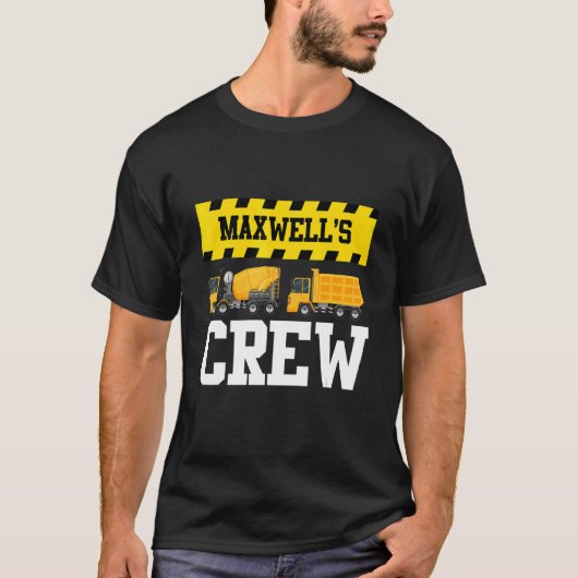 T-shirt Équipe de construction de Maxwell Doublage personn (Devant)