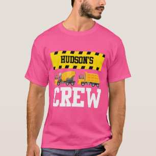 T-shirt Équipe de construction Hudson Camion à benne perso