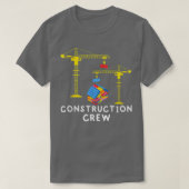 T-shirt Équipe de construction Maçon Blocs de construction (Design devant)