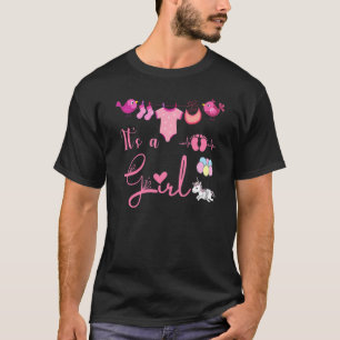 T-shirt Équipe de Cool de révélation de genre Fille