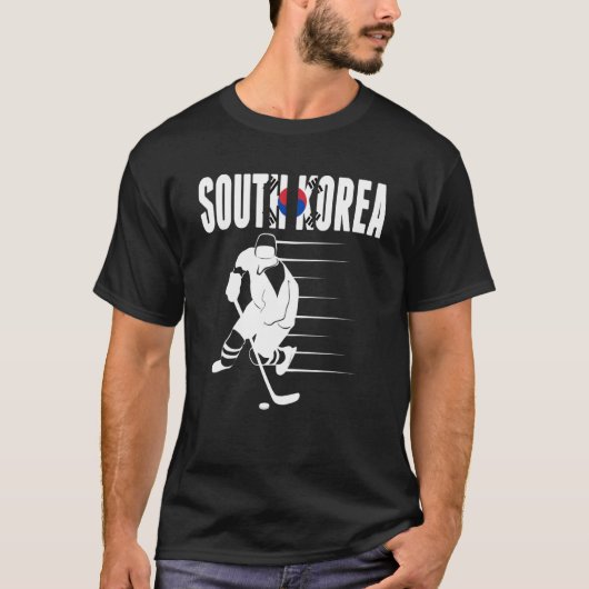 T-shirt Équipe de Corée du Sud de hockey sur glace (Devant)