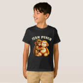 T-shirt Équipe de coup de poing de bébé singe  (Devant entier)