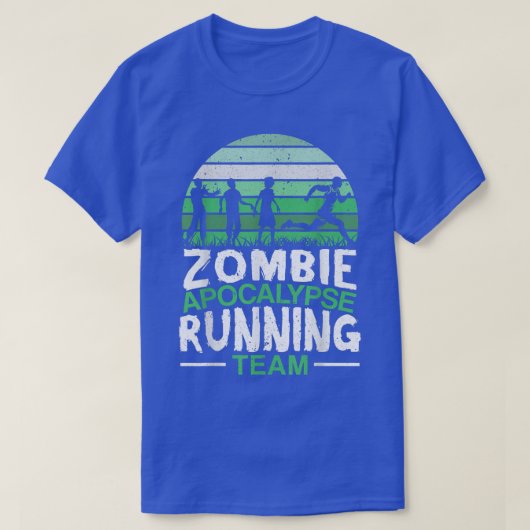 T-shirt Équipe De Coureurs Zombie Apocalypse Halloween Tri (Design devant)