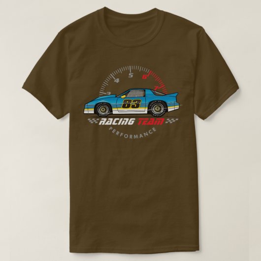 T-shirt Équipe de course4 (Design devant)