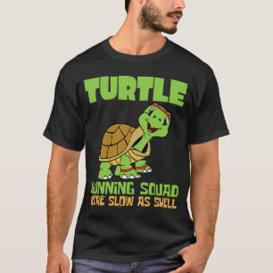 T-shirt Équipe de course de tortues Nous sommes lents comm