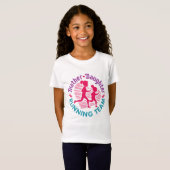 T-Shirt Équipe de course mère-fille (Devant entier)