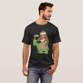 T-shirt Équipe de course Sloth Snail Turtle Piggyback Slo (Devant entier)